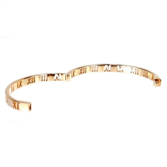 Tiffany & Co. Atlas Pierced Hinged Diamond Bracelet - Picture 7 of 14